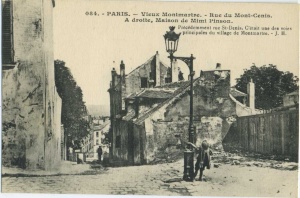 Le maison de Mimi Pinson, Rue de Mont Cenis,Montmartre, Paris