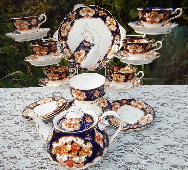 Royal Albert Heirloom tea service on eBay