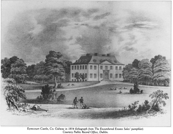 eyrecourtcastlelithograph