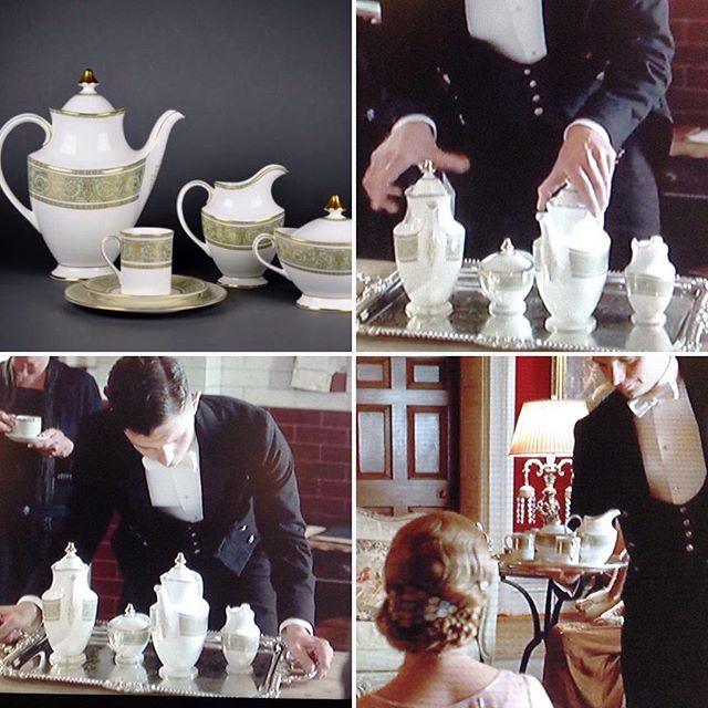 Coffee is Served on Downton Abbey